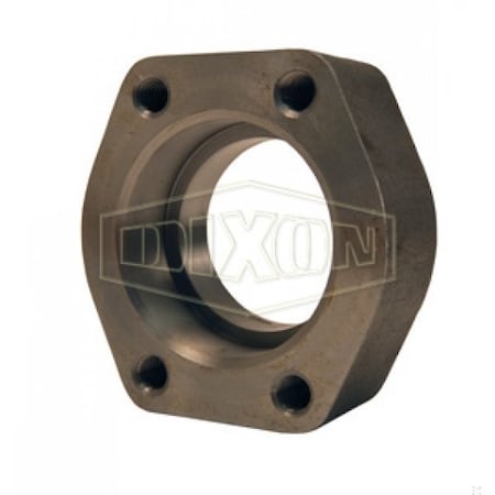 Dixon CODE 61 HYD 4-BOLT FLAT FACE FLANGE CS PIPE C61611212PSW